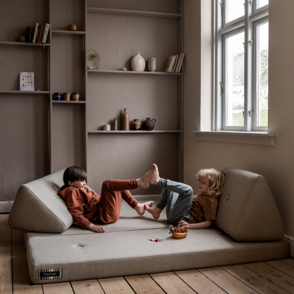 by KlipKlap Rygstøtte Lang Multi Grey
