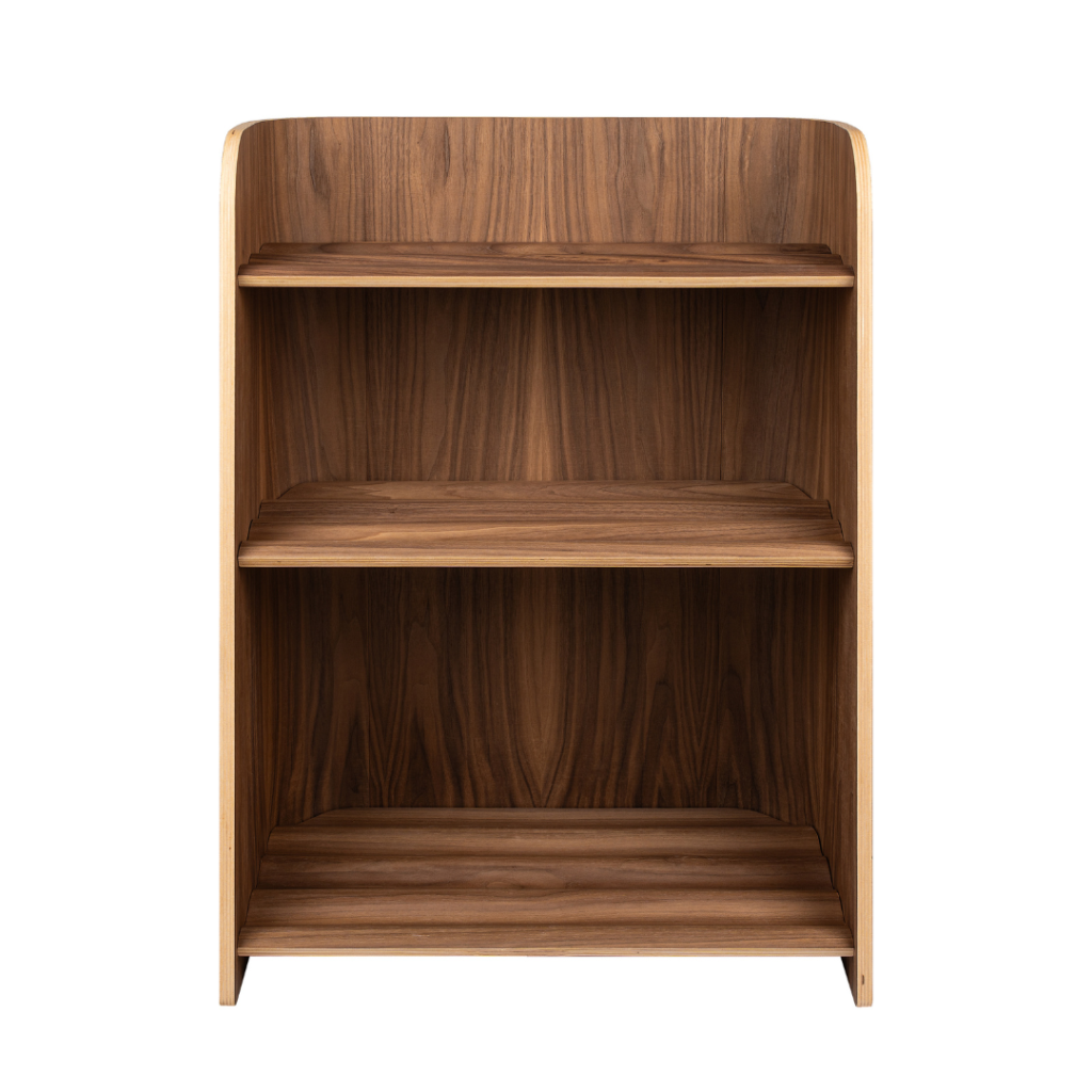 curve lab curvy bookcase bogreol valnød