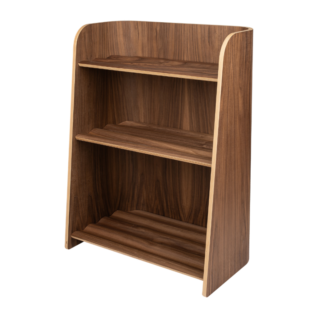 curve lab curvy bookcase bogreol valnød