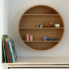 curve lab rund hylde eg