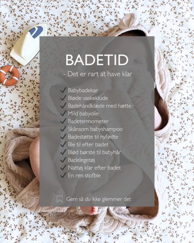 Badetid bliver hurtigere mere hyggelig, når alt er klar på forhånd 🛁💛

Vi har samlet nogle af de ting, mange småbørnsforældre ikke vil undvære til badetiden med baby – fra bløde vaskeklude og badehåndklæder til badestøtte og hyggeligt badelegetøj ✨

Gem opslaget, så du kan gøre badetiden ekstra hyggelig🛁

Hvad kan du ikke undvære, når du skal have dit barn i bad👇🏼
