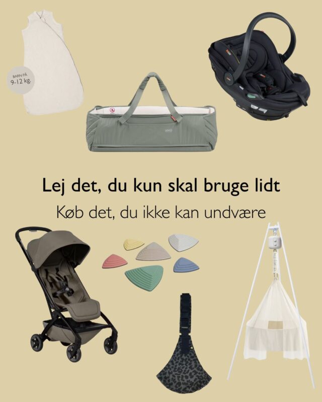 Babyudstyr behøver ikke fylde hele hjemmet♻️

Hos DearBaby kan du leje det, du kun har brug for i en periode – og købe det fri, hvis det bliver en favorit hjemme hos jer 🤍

Slyngevugger, autostole, klapvogne, bedside cribs, bæreseler og meget mere – nøje udvalgt til at gøre familielivet mere simpelt🥰

✨ Fleksibelt
✨ Mere bæredygtigt
✨ Ingen store engangsudgifter
✨ Kun produkter vi selv ville vælge

👉🏻 Find alle produkterne hos DearBaby