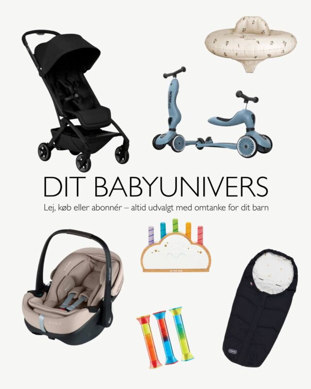 Én webshop. Tre muligheder🤍

Hos DearBaby kan du leje, købe eller abonnere – alt efter hvad der passer bedst til jeres familie.

Nogle produkter har man kun brug for i en kort periode. Andre bliver faste favoritter i hverdagen. Derfor har vi skabt et babyunivers, hvor du selv vælger den løsning, der giver mest mening for jer. Alt fra autostole og klapvogne til køreposer, badeudstyr, aktivitetslegetøj og løbehjul – altid nøje udvalgt med fokus på kvalitet, funktionalitet og børns udvikling✨

🤍 Lej det, du kun skal bruge i en periode
🤍 Køb favoritterne til faste minder
🤍 Abonnér på legetøj, der følger dit barns udvikling
🤍 Mere fleksibelt for både familien og budgettet

Velkommen til dit babyunivers🌿