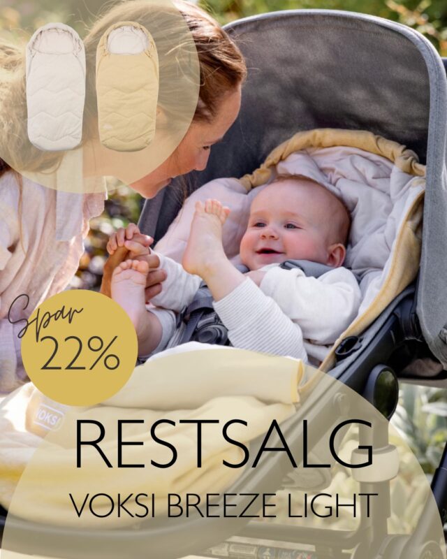 💛Restsalg på Voksi køreposer💛

Vi gør plads til nye varer og har derfor sat udvalgte Voksi køreposer ned, så længe lager haves.

Uanset om du mangler en let kørepose til de lune måneder eller en ekstra varm kørepose til efterår og vinter, kan du gøre en god handel lige nu.

Voksi er i høj kvalitet, har gennemtænkte detaljer og formidabel komfort, der følger barnet gennem årets skiftende sæsoner🤎

✨ Udvalgte forårs- og sommermodeller
✨ Udvalgte varme vintermodeller
✨ Begrænset antal
✨ Så længe lager haves

Se alle tilbuddene på dearbaby.dk