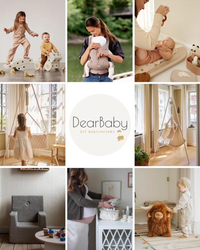 Hos DearBaby tror vi på, at de små øjeblikke er dem, der betyder allermest🤍

Vi har skabt et univers fyldt med nøje udvalgte produkter, der støtter dit barns udvikling og gør hverdagen lidt nemmere – fra de allerførste måneder og langt ind i de første leveår.

Hos os finder du blandt andet:
🤍 Legetøj, der passer til barnets udvikling
🤍 Babyudstyr til køb og leje
🤍 Kendte kvalitetsbrands
🤍 Bøger og guides til forældrelivet
🤍 Inspiration, viden og ærlige råd

Vi tror ikke på, at du behøver købe alt nyt. Derfor tilbyder vi også udlejning af babyudstyr og vores populære legetøjskasser, så dit barn altid har legetøj, der passer til netop den alder og udvikling, det er i.

Tak fordi du er en del af DearBaby🤍