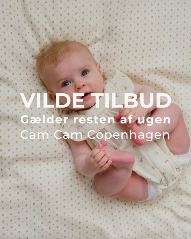 Vilde tilbud på Cam Cam Copenhagen🤎

Resten af ugen kan du spare stort på udvalgte favoritter fra Cam Cam Copenhagen✨

Find smukke og praktiske produkter til børneværelset, pusletiden og hverdagen med de mindste.

Tilbuddene gælder kun resten af ugen – så længe lager haves🫶🏻